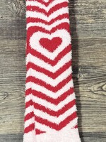 World's Softest Socks Panoramic Heart Cozy Crew Socks
