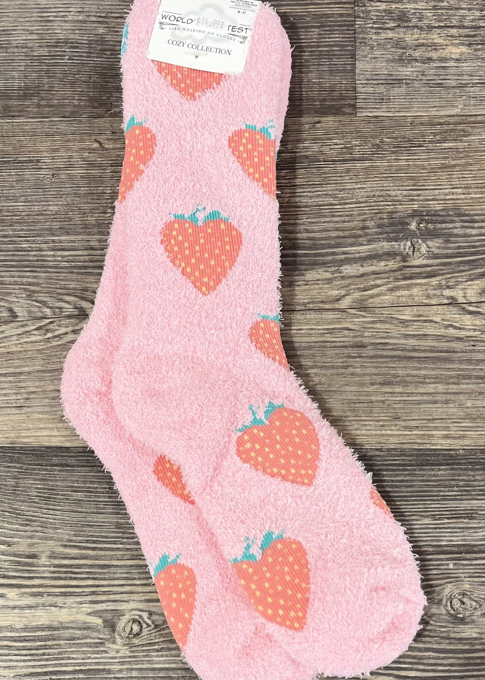 World’s Softest Cozy Crew-Strawberry