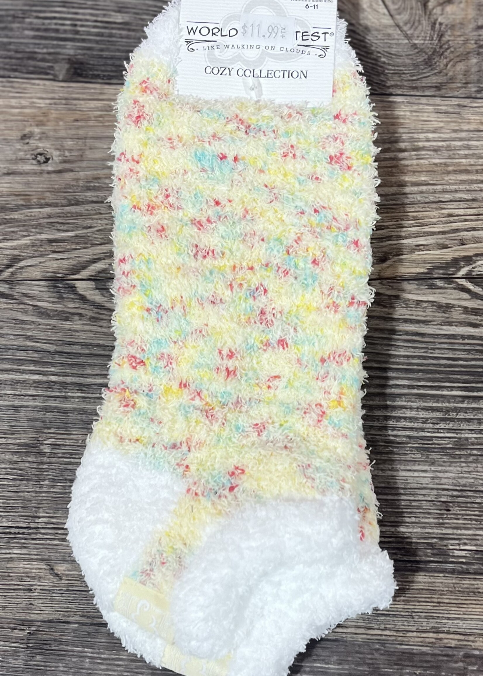 World's Softest Socks Vanilla Confetti Cozy Socks