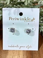 Periwinkle Icy Sparkle Stud Earrings