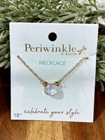 Periwinkle Opal Pendant Necklace
