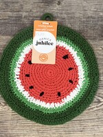 Melon Crochet Trivet