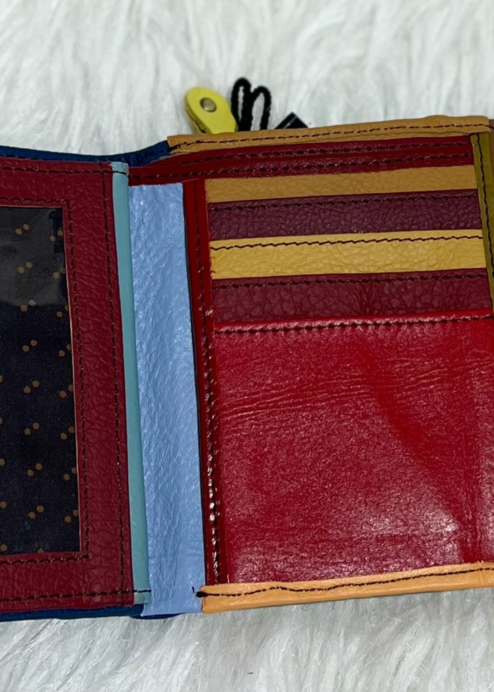Soruka Rings Bi-fold Wallet with Zippered Coin Pocket