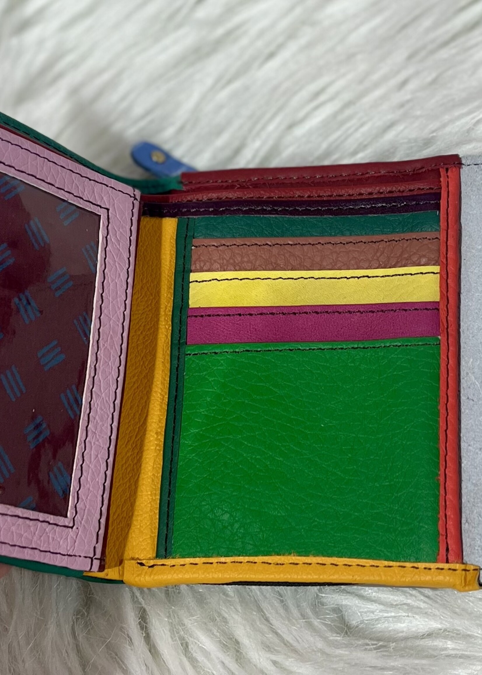 Soruka Rings Bi-fold Wallet with Zippered Coin Pocket