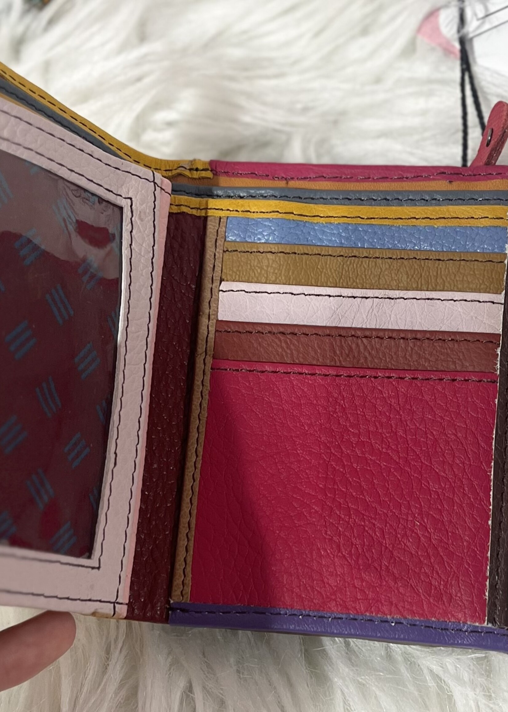 Soruka Rings Bi-fold Wallet with Zippered Coin Pocket