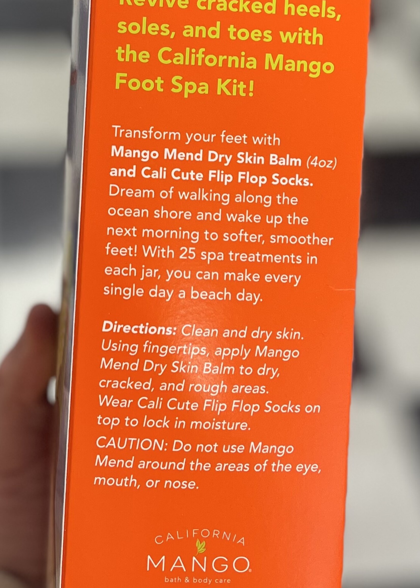 California Mango California Dreaming Foot Spa in a Box