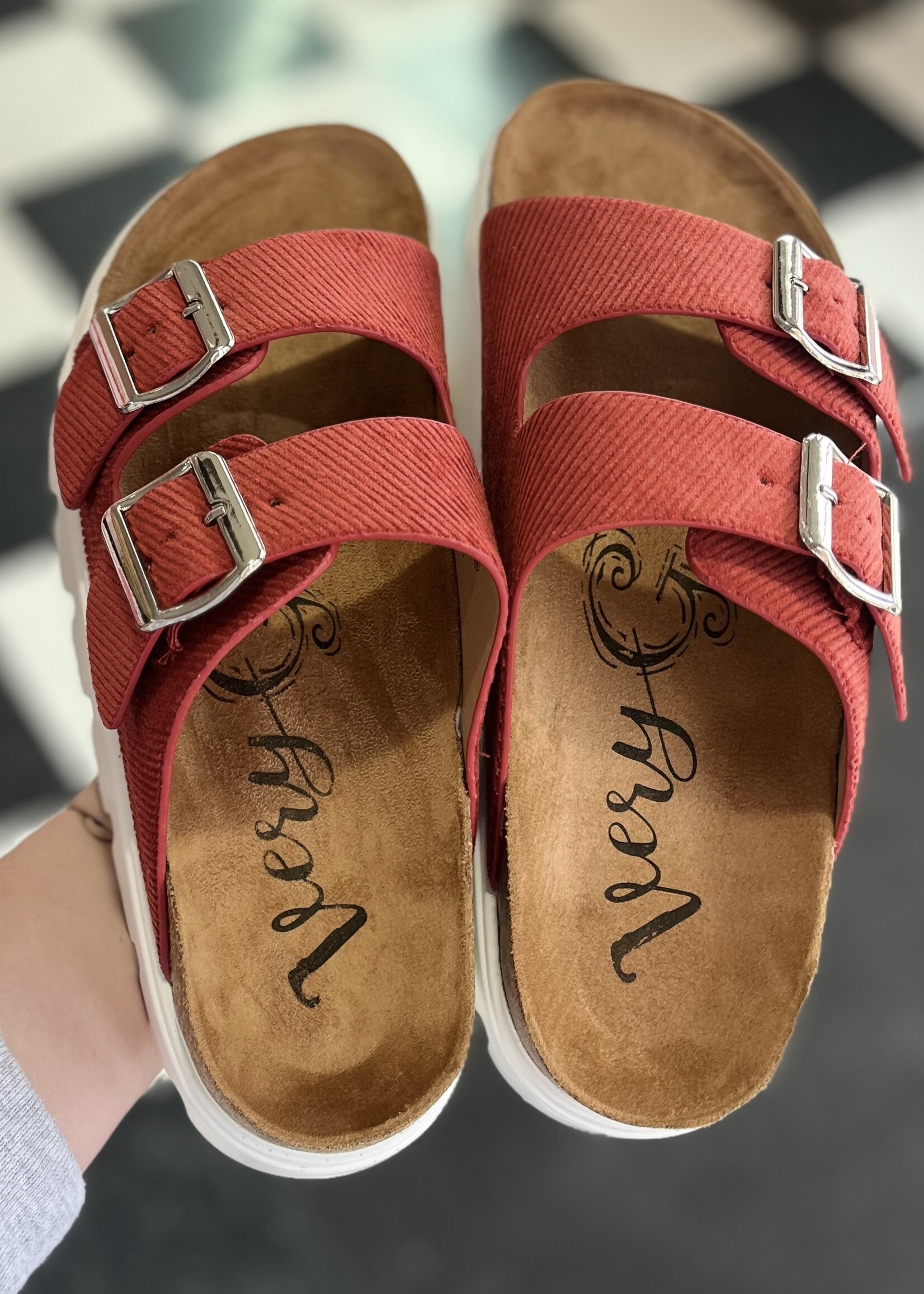 Very G Jazmin Sandal in Red