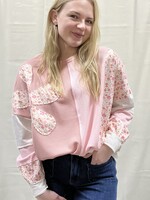 Blush Flower Patch Top