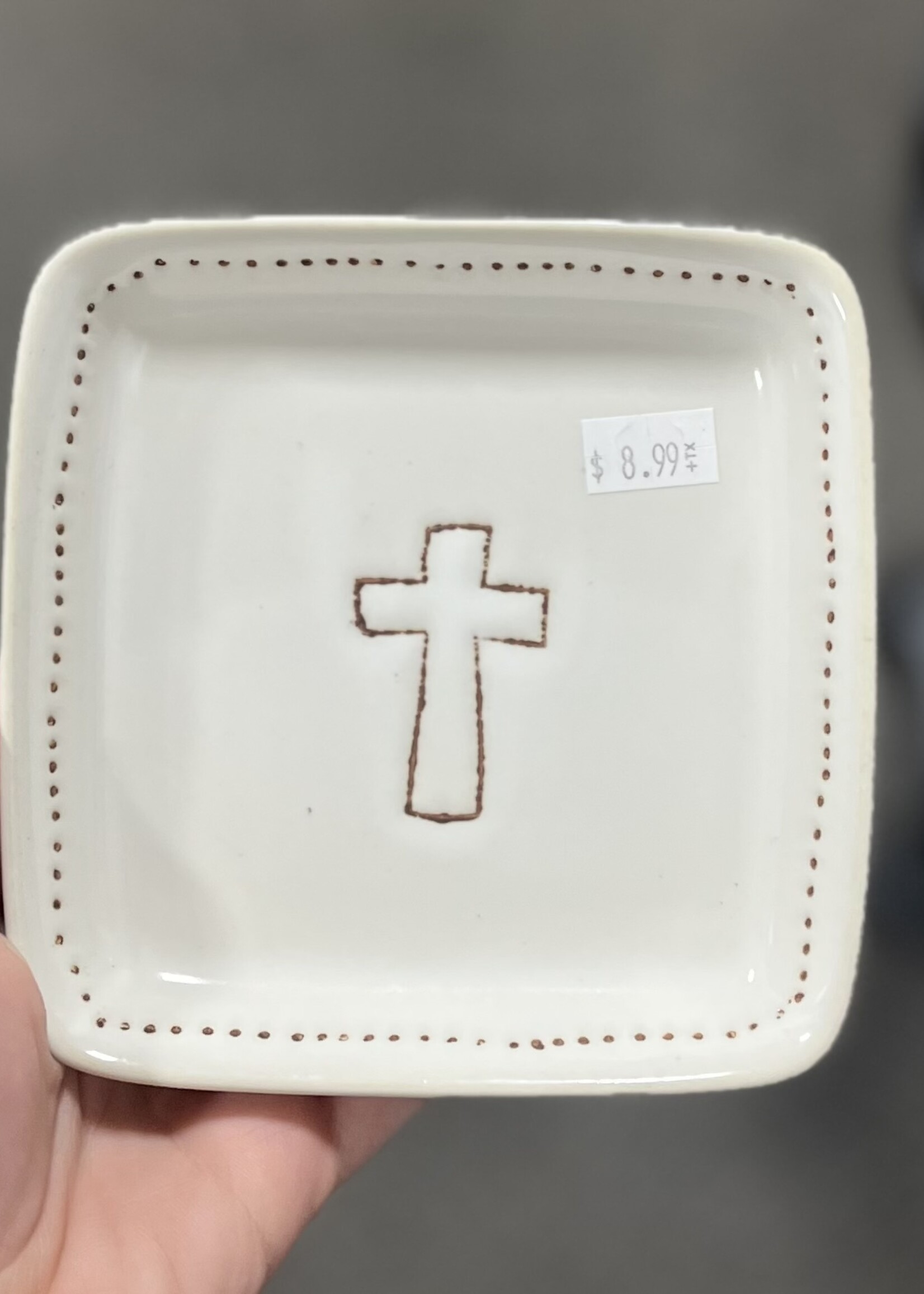 Cross Trinket Dish
