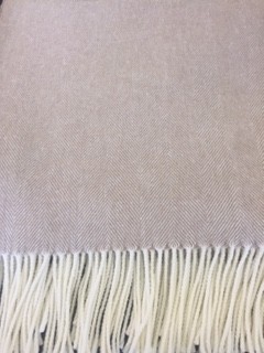 Dune Italian Herringbone Throw 51"Wx67"L