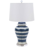 Blue & White Drip Table Lamp