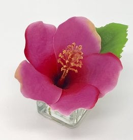Hibiscus Votive-Faux Water (Orchid)