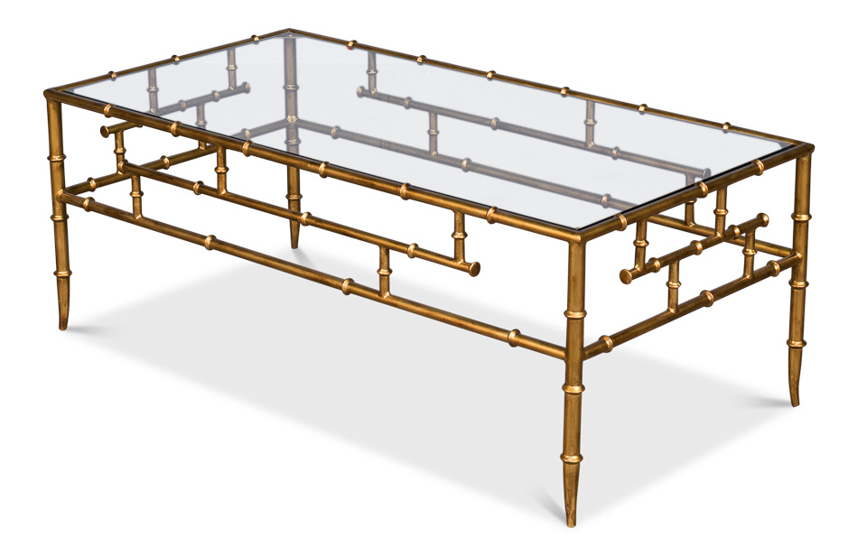 Excentricities :: Faux Bamboo Metal Coffee Table - Excentricities, Inc.