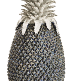 Pineapple White and Blue Sculpture/Vase - Large