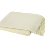 Ecru Italian Herringbone Throw