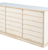 Louvered Cabinet, White