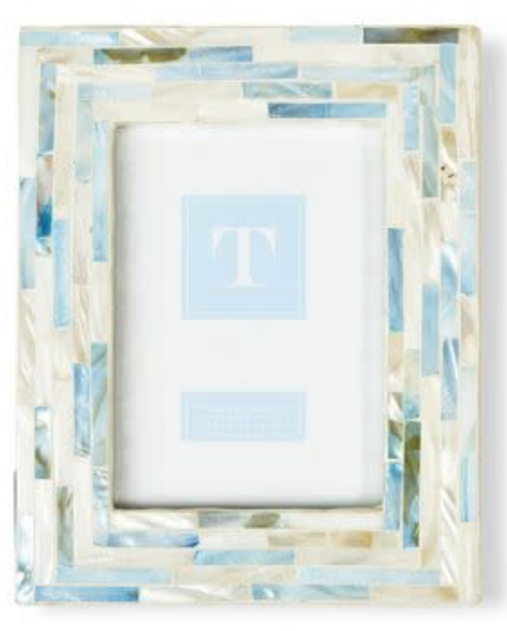 Light Blue Tiled MOP Frame 5 x 7