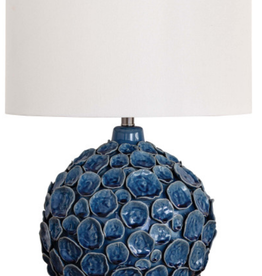Coastal Living Lucia Ceramic Table Lamp-Blue