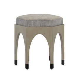 Dyer Denim Oyster Ottoman