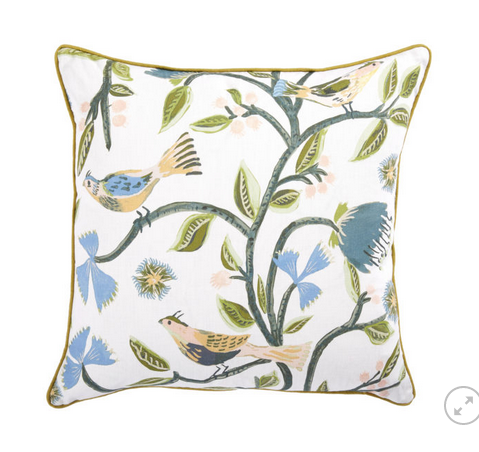 Bird of Eden Pillow - Cilantro