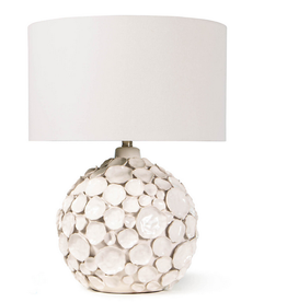 Coastal Living Lucia Ceramic Table Lamp White