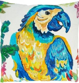 Parrot Pillow - Down Filled - 20" Square