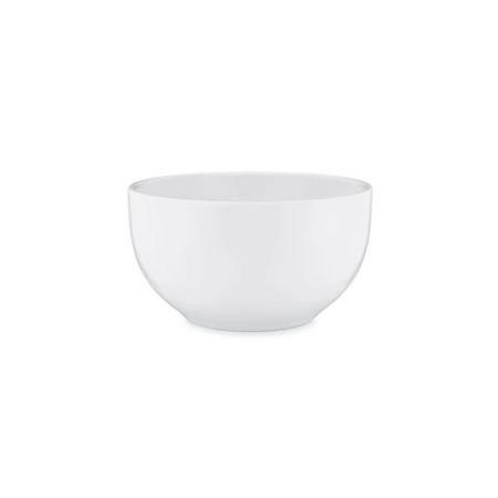 Q Home Design Diamond White Round Cereal Bowl