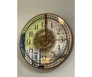 Vintage Mirrored Clock - Excentricities, Inc.