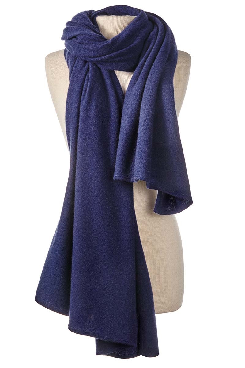 Chunky Travel Wrap-Navy