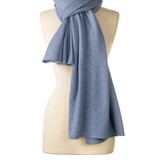 Chunky Travel Wrap-Blue Mist