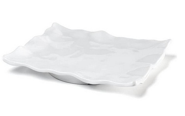 Q Home Design Ruffle Rectangle Large Platter 17"x13.5"