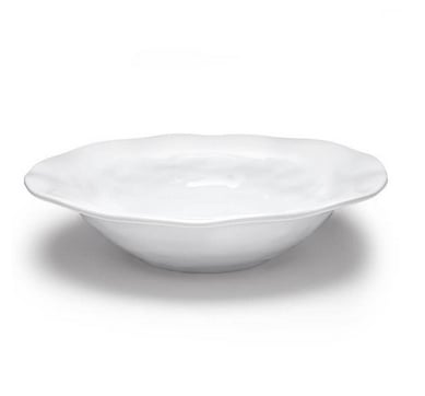 Ruffle Round Shallow Serving Bowl