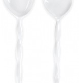 Q Home Design Ruffle Melamine Salad Servers