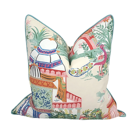 SOUTH BEACH  VIZCAYA PILLOW / BRIGHTS 22"