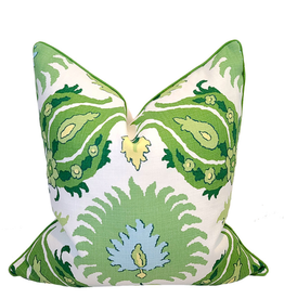 Kashmiri Pillow - Green