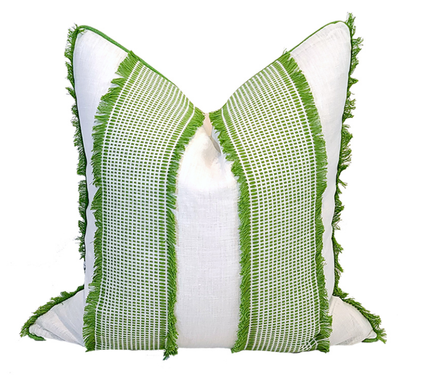 Charleston Collection Tulum Pillow 22"/Green