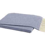 Chambray Italian Herringbone Throw 51"Wx67"L