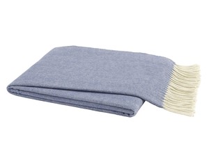 Chambray Italian Herringbone Throw 51"Wx67"L