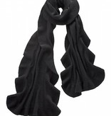 Ruffle Wrap-Black