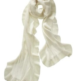 Ruffle Wrap-Ivory