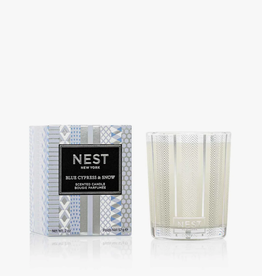 Blue Cypress and Snow Votive Candle - 2 oz