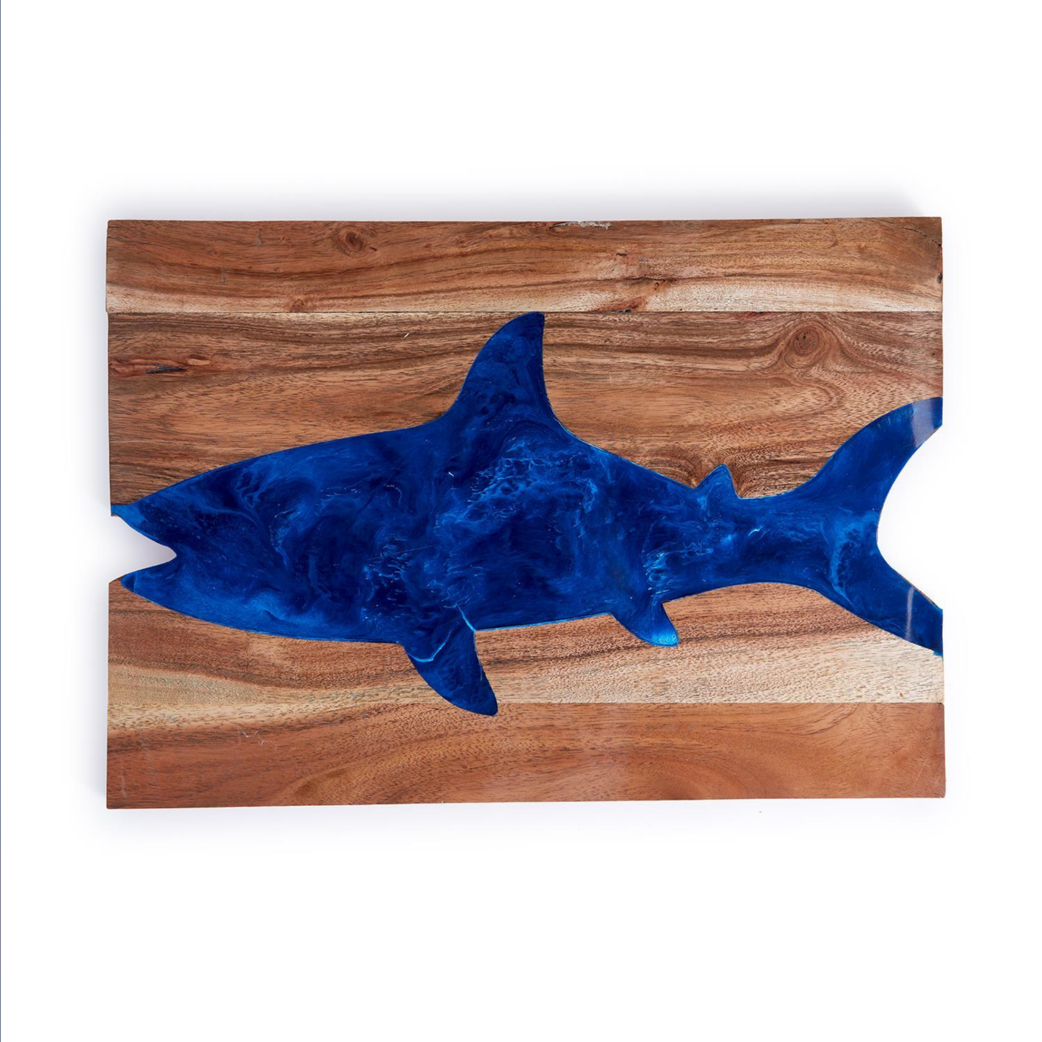 Shark-cuterie Hand-Crafted Charcuterie / Tapas / Cheese Board with Resin Inlay