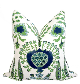 Charleston Collection Mendoza Pillow-Blue Green