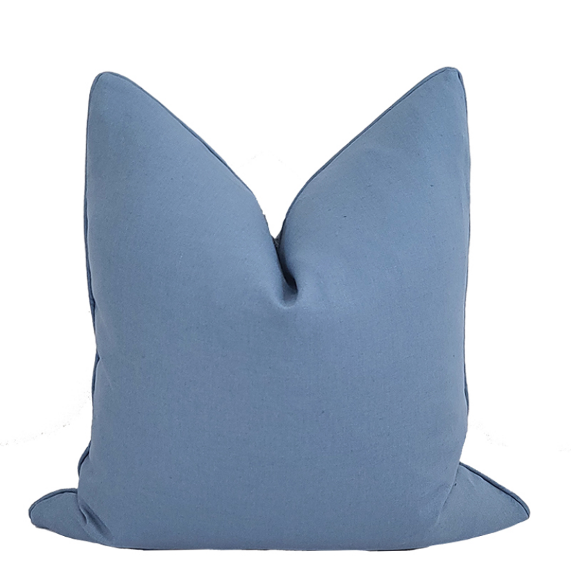 Compliment Linen Pillow-Denim