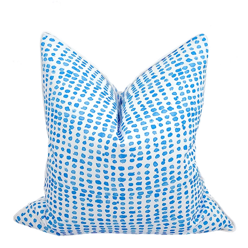 Sanibel Collection Lil-Dittie Pillow-Azure w/White Cord