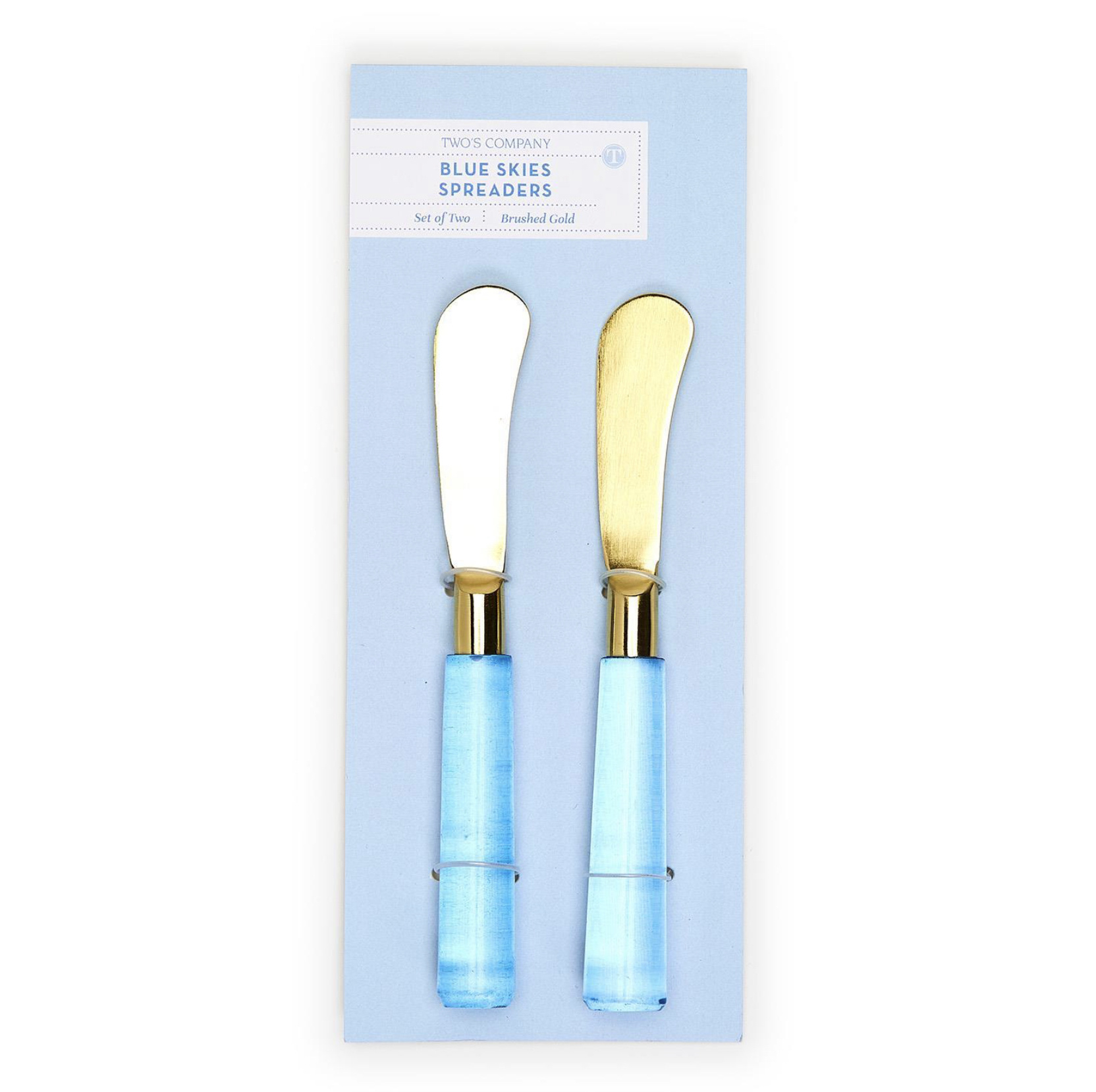 Blue Skies S/2 Spreaders on Gift Card