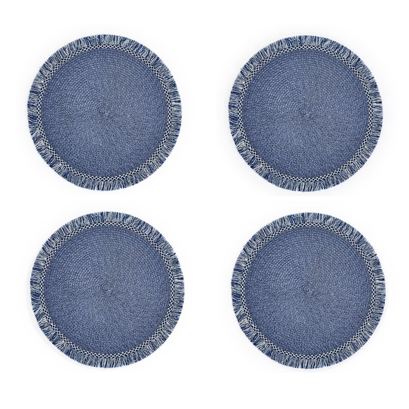 Set of 4 Aegean Blue Placemats