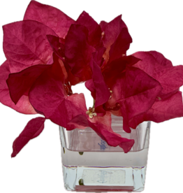 Bougainvillea Votive-Faux Water (Fuscia)