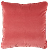 Henley Velvet Coral w/Micro Cord Pillow 