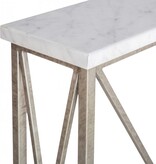 Venessa Console - Royal Silver w/ Carrera Marble